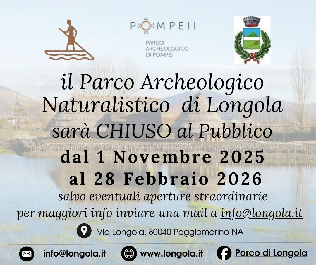 Parco Archeologico di Longola - dal 1 Novembre 2025 al 28 febbraio 2026 Parco Archeologico di Longola - dal 1 Novembre 2025 al 28 febbraio 2026